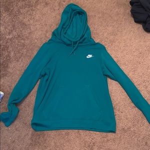 Teal nike hoodie